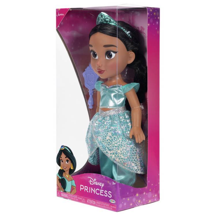 Disney Princess Jasmine toddler doll 15 inch with tiara, imported from the UK