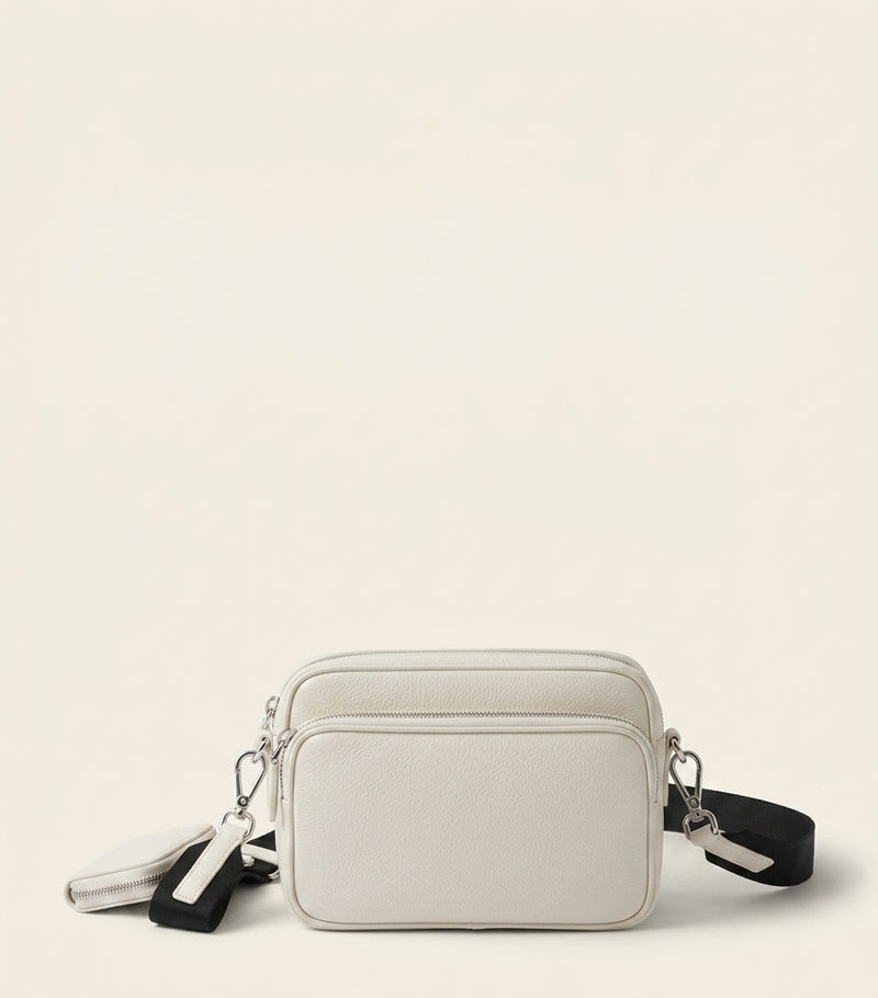 Prada Saffiano Leather Shoulder Bag with crosshatch pattern (British brand)