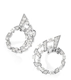 MARLI New York white gold diamond Fifth Avenue earrings, UK version