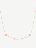 Tiffany T smile pendant 18k rose gold - British product