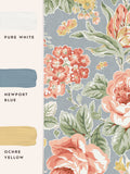 Laura Ashley Wild Roses wallpaper 10m, imported from the UK