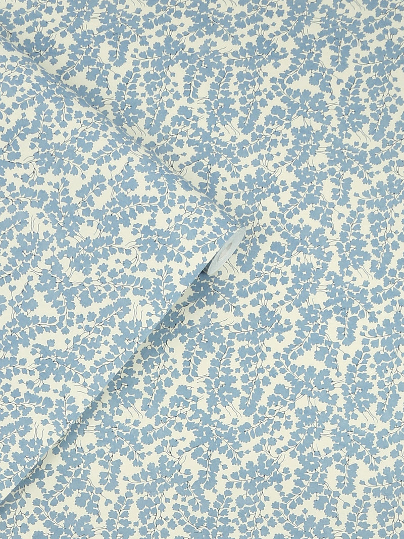 Laura Ashley wallpaper Newport Blue Cariad Spray 10m, imported from the UK