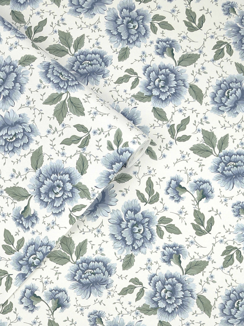 Laura Ashley Pickworth Posy wallpaper 10m - British product