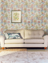 Next Laura Ashley Ochre Yellow Megan Wallpaper 10m- Buy online at McGrocer