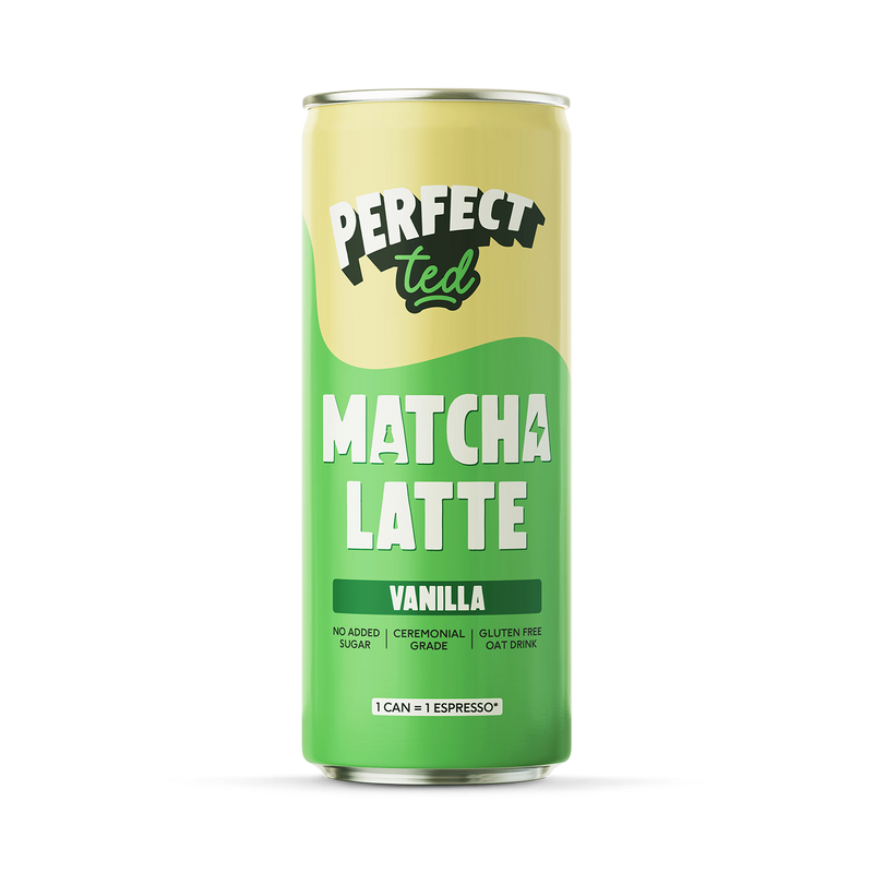 PerfectTed oat matcha latte vanilla 250ml, UK version