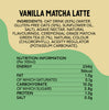 PerfectTed oat matcha latte vanilla 250ml, UK version