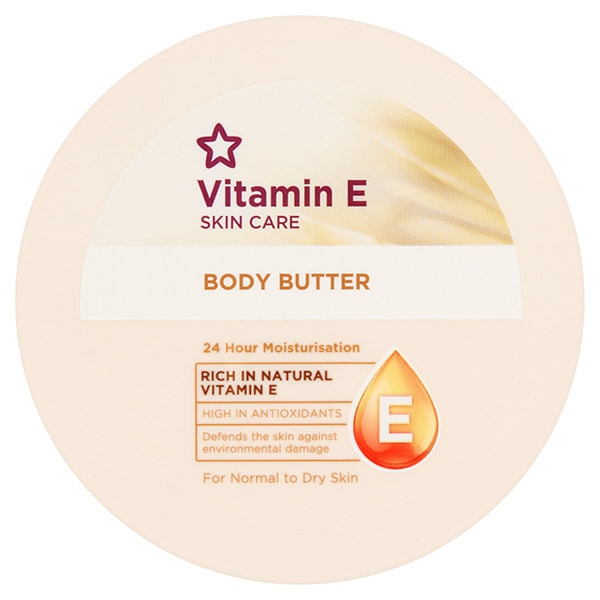 Superdrug Vitamin E Body Butter 200ml GOODS Superdrug
