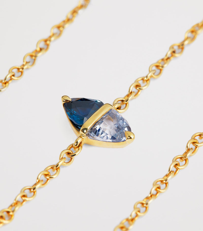 Emily P. Wheeler yellow gold sapphire Tilly bracelet (British brand)