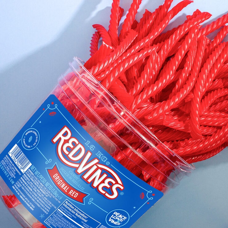 Red Vines Original Twists 1.6kg, imported from the UK
