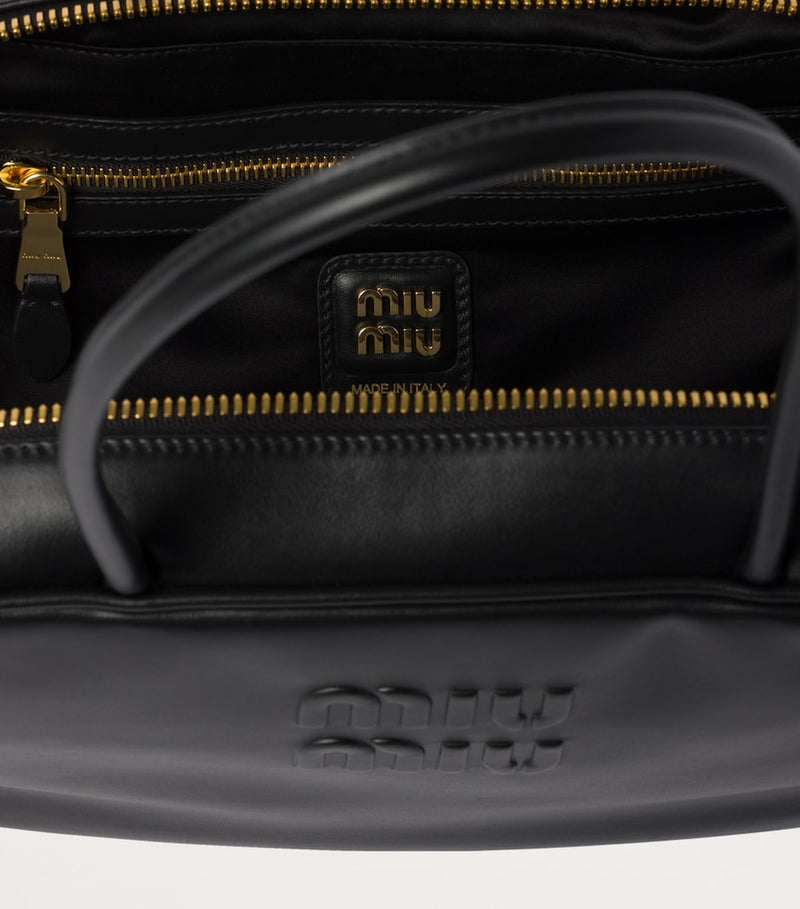 Miu Miu Beau top-handle leather bag, imported from the UK