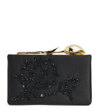 Erdem Embellished Bloom clutch bag H11.5x19cm (British brand)
