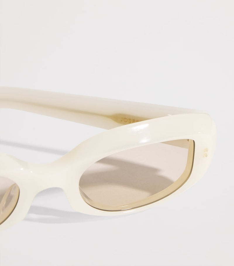 Joseph Oval Bahia sunglasses, chunky acetate frame, imported from the UK