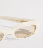 Joseph Oval Bahia sunglasses, chunky acetate frame, imported from the UK