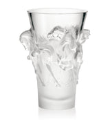 Harrods Lalique Equus Crystal Vase 38cm- Buy online at McGrocer