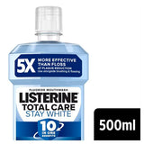 Superdrug Listerine Total Care Stay White Arctic Mint Mouthwash 500ml- Buy online at McGrocer