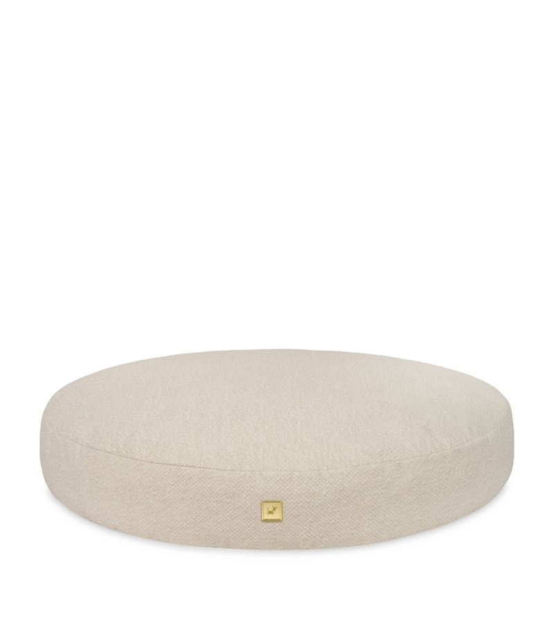 Looty Medium Organic Pet Pouf, 90cm diameter bed (British brand)