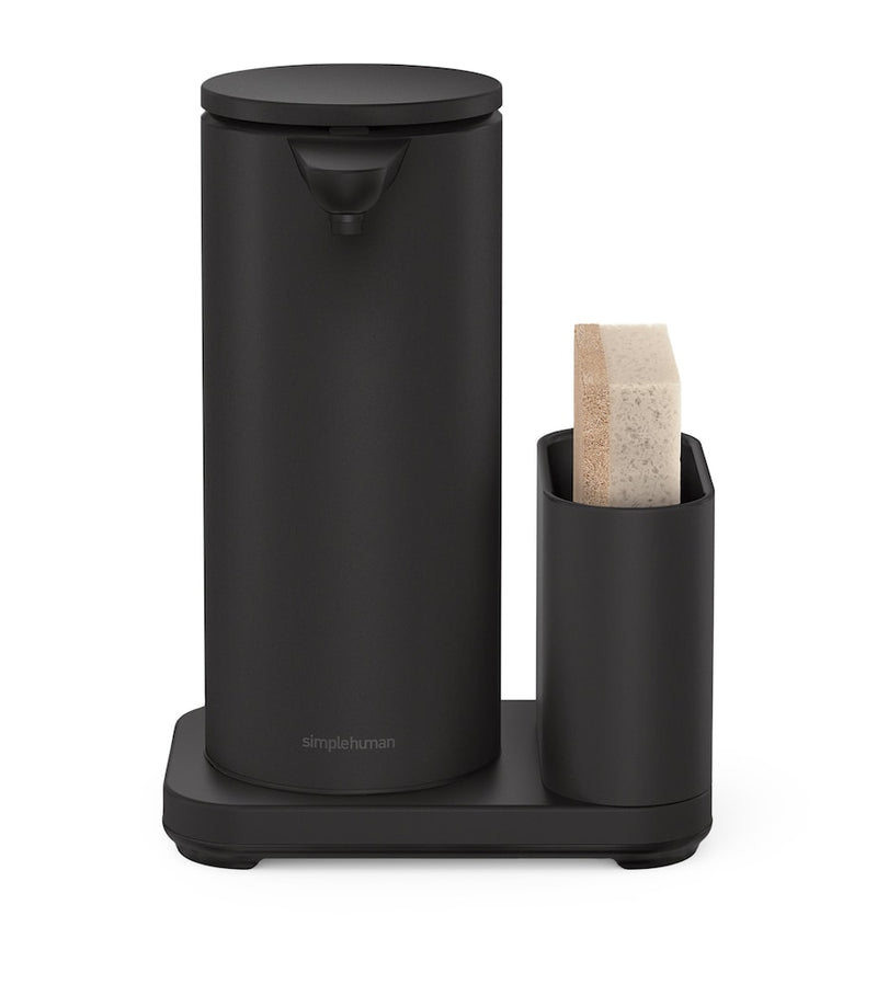 Simplehuman large sensor soap dispenser with caddy (British brand)