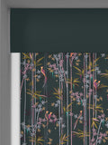 Sara Miller roller blind dark green linear, UK version