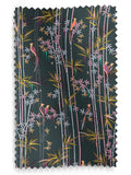 Sara Miller roller blind dark green linear, UK version