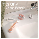 Gillette Venus razor blades two varieties, UK version