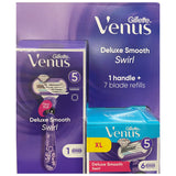 Gillette Venus Swirl Manual Razor 7 Blades