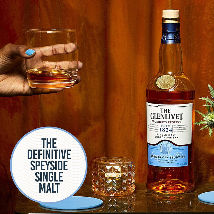 The Glenlivet Founder's Reserve Scotch Whisky 70cl (British brand)