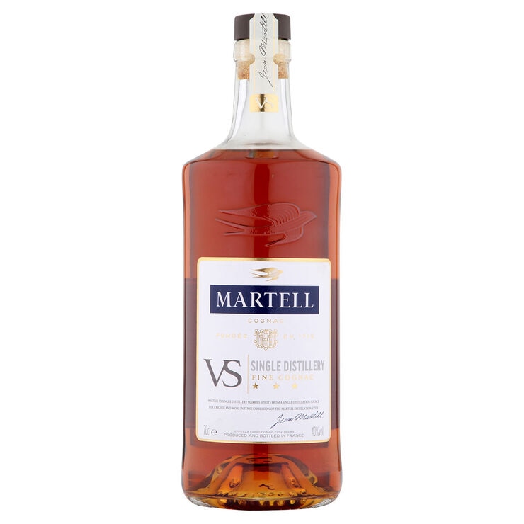 Martell VS Cognac 70cl, imported from the UK