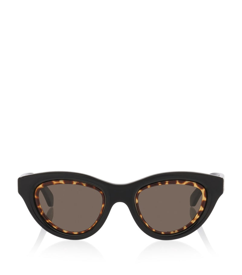 LOEWE Mini Anagram cat eye tortoiseshell sunglasses (British brand)