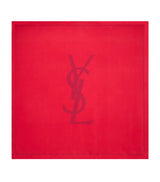Harrods Saint Laurent Silk Cassandre Scarf 135cm x 135cm- Buy online at McGrocer
