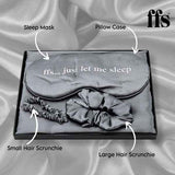FFS Beauty Satin Sleep Set Silver - British product
