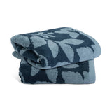 Habitat hand towels navy foliage 90x50cm - British product
