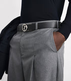Giorgio Armani suede reversible belt strap 3.5cm (British brand)