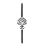 Chopard white gold diamond Happy Hearts bangle (British brand)