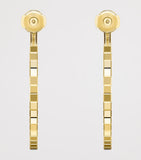 Chopard Ice Cube hoop earrings yellow gold - British product