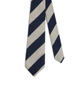 Harrods Dunhill Mulberry Silk Stripe Tie- Buy online at McGrocer