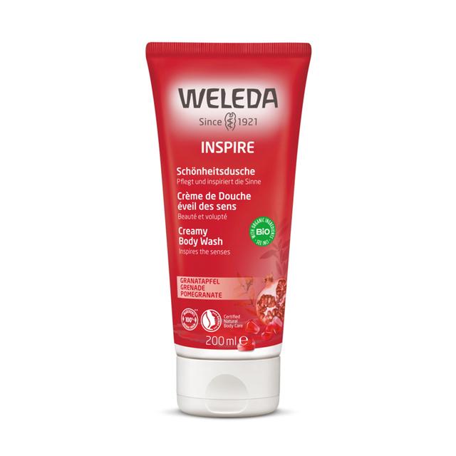 Weleda Pomegranate Inspire Creamy Vegan Body Wash   200ml GOODS M&S