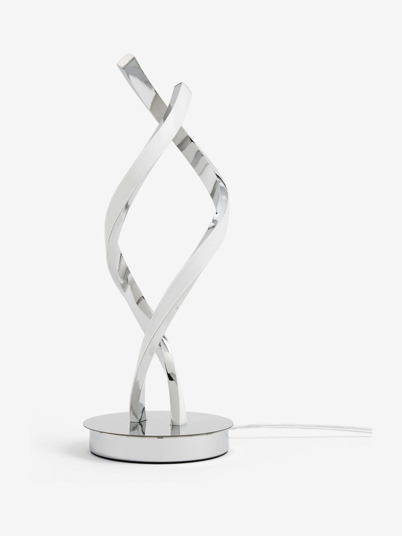 Chrome Callie LED table lamp - British product