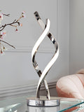 Chrome Callie LED table lamp - British product
