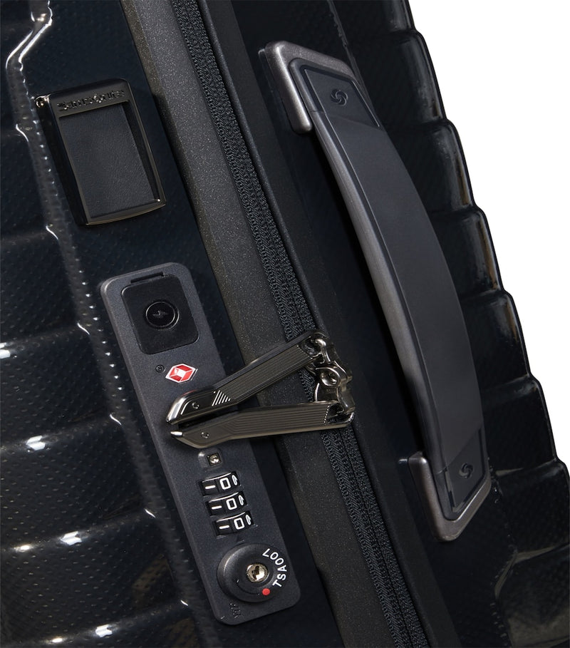 Resilient Polypropylene Travel Case with TSA Lock and Retractable Handle