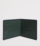 Swaine leather compact bifold wallet - British product