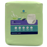 Superdrug County Unisex Stay Dry Incontinence Pants Super Absorbency Pack of 10- Buy online at McGrocer