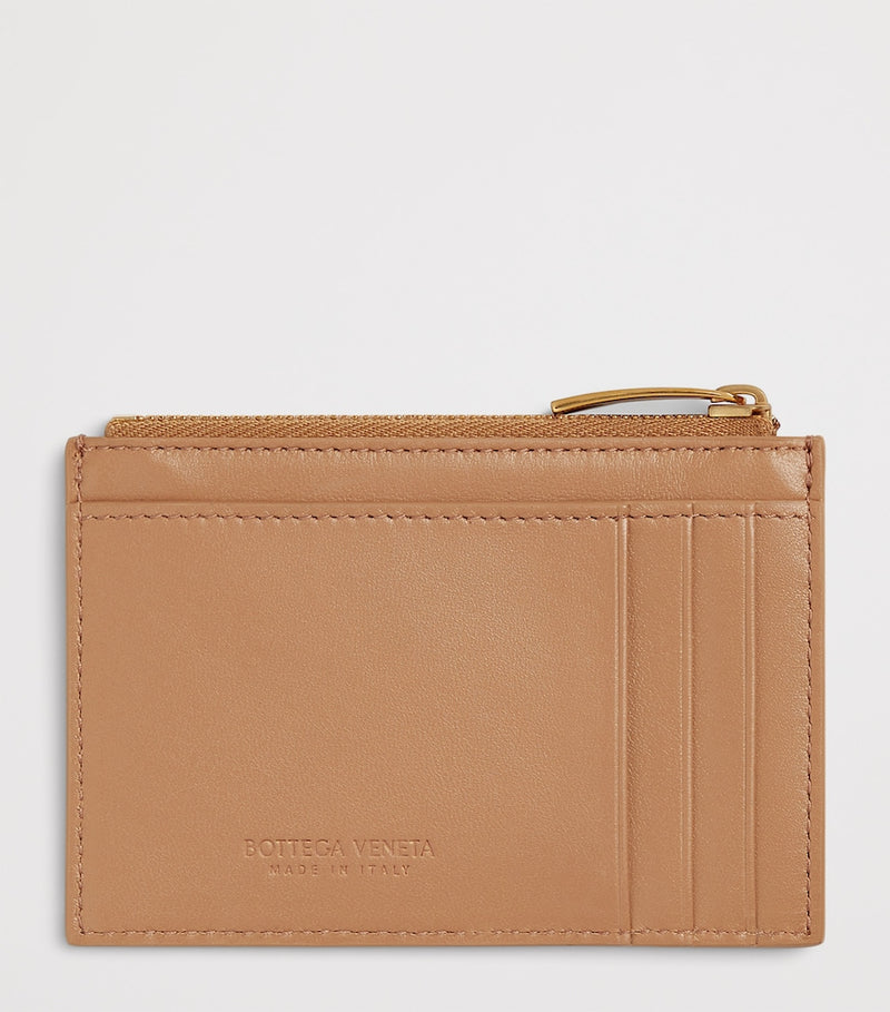 Bottega Veneta card case in Intrecciato leather, 8x12cm (British brand)
