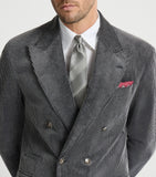 Brunello Cucinelli silk stripe tie (British brand)