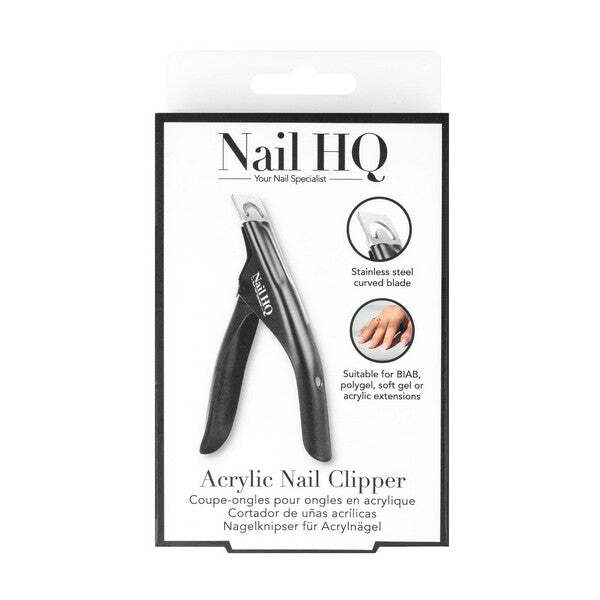 Nail HQ stainless steel acrylic nail clipper, imported from the UK