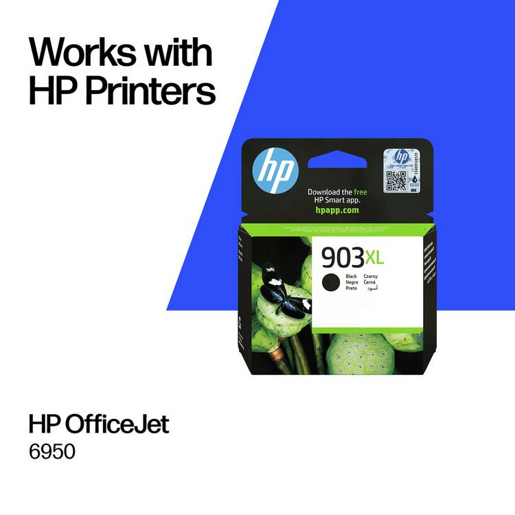 HP 903 XL high yield black ink cartridge - British product