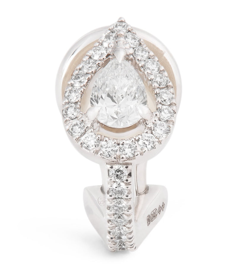 Messika My Twin white gold clip-on earring 0.23ct (British brand)