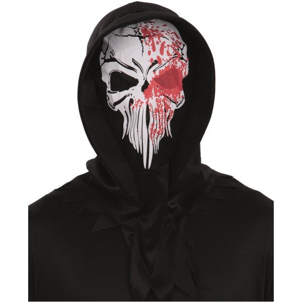Smiffys Bloody Reaper Fabric Hooded Mask - British product