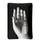 Fornasetti rectangular porcelain ashtray - British product