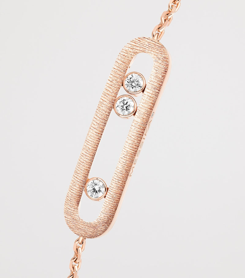 Messika Move Classique pink gold diamond bracelet 0.30ct - British product