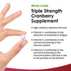 New Leaf Products cranberry vitamin C and D tablets 120 count, British brand